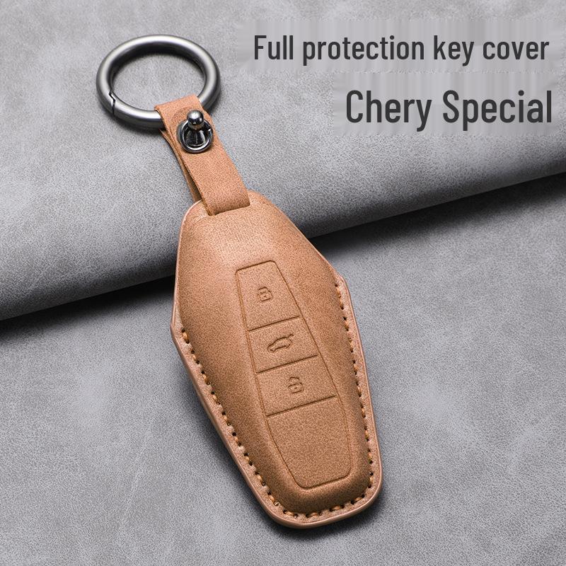 Чехол для ключа Chery: Удобная, стильная сумка-оболочка и пряжка для EQ7 | Модифицированный автомобильный аксессуар