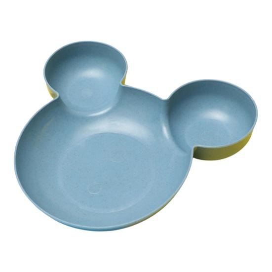 Прочная компактная милая тарелка с 3 отделениями для закусок из сухофруктов для детей, сервировочная тарелка