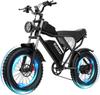 Ridstar Q20 Mini Electric Bike1000W, 48V 15AH Battery 20Inch Съемный аккумулятор Ximano 7-скоростной