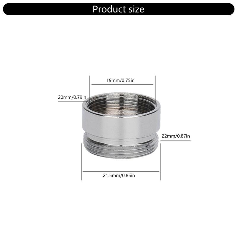 Pack of 20 Male Female Sink Water Tap Adapters Threaded Connectors for Kitchen Sink Aerators and Garden Hoses Connection