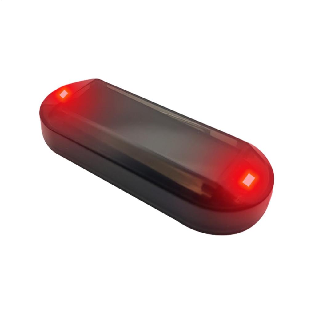 Generic Dummy Car Warning Light - Fake LED Flashing Car Alarm to Prevent Solar
