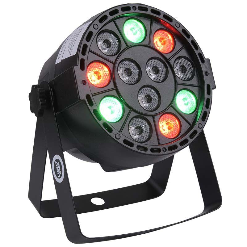Light4Me P12 Led Par Rgbw Mały Lekki Reflektor Oświetlenie Sceniczne Dekoracja Światłem + Pilot