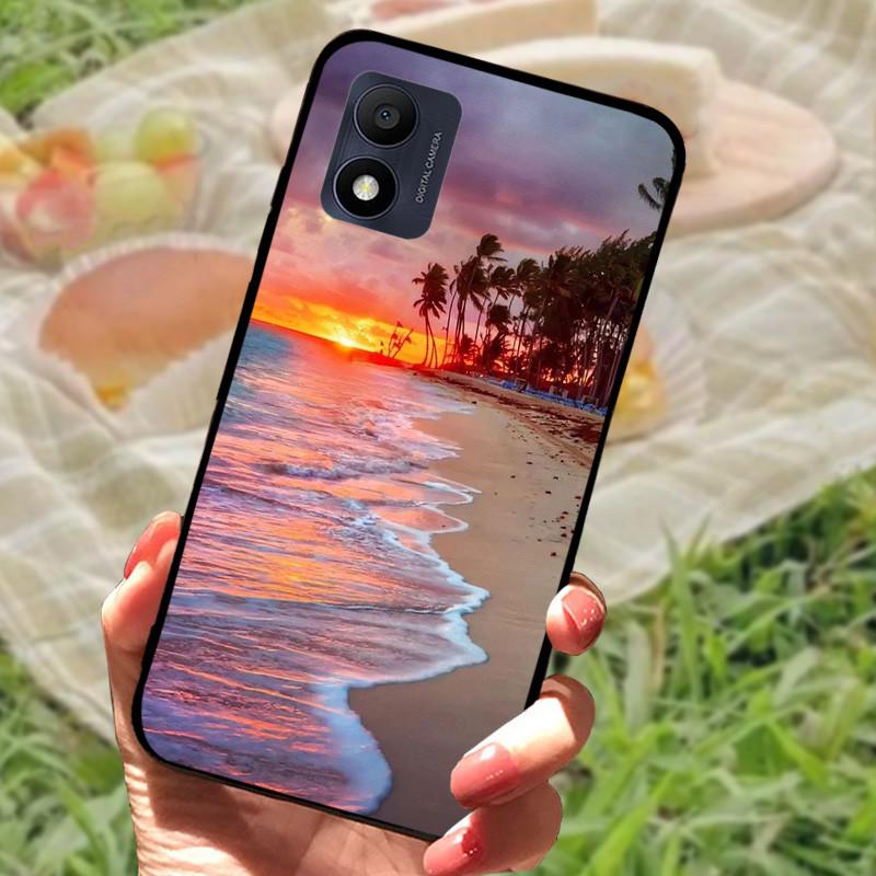 For Alcatel 1B 2022 Case 5031D 5031G Black Cases Silicone Soft TPU Phone Cover Fundas Case For Alcatel 1B 2022 5.5" Bumper Cases