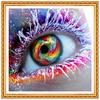 Полный круглый алмаз вышивка ручной работы "глаз" набор для вязания Алмазная картина Дом Гостиная