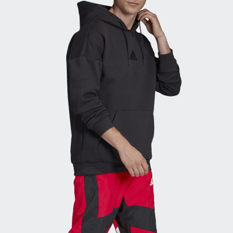 Мужские толстовки Adidas Мужские Черные С капюшоном Умеренный Обычный