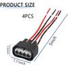 4 ШТ. Разъем катушки зажигания - Стандартный 4-контактный провод катушки зажигания - Совместим с L4 2.4L Toyota Camry Lexus Scion Pontiac Комплект катушек зажигания