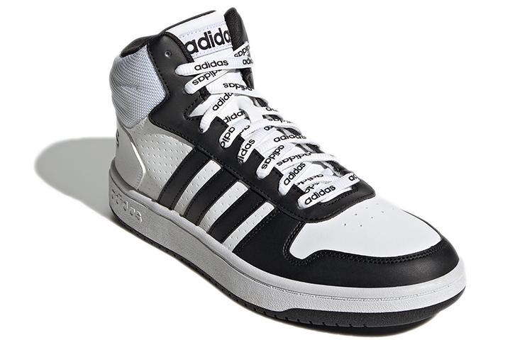 adidas Кроссовки Hoops 2.0 Mid 'Белый Черный' FW4476