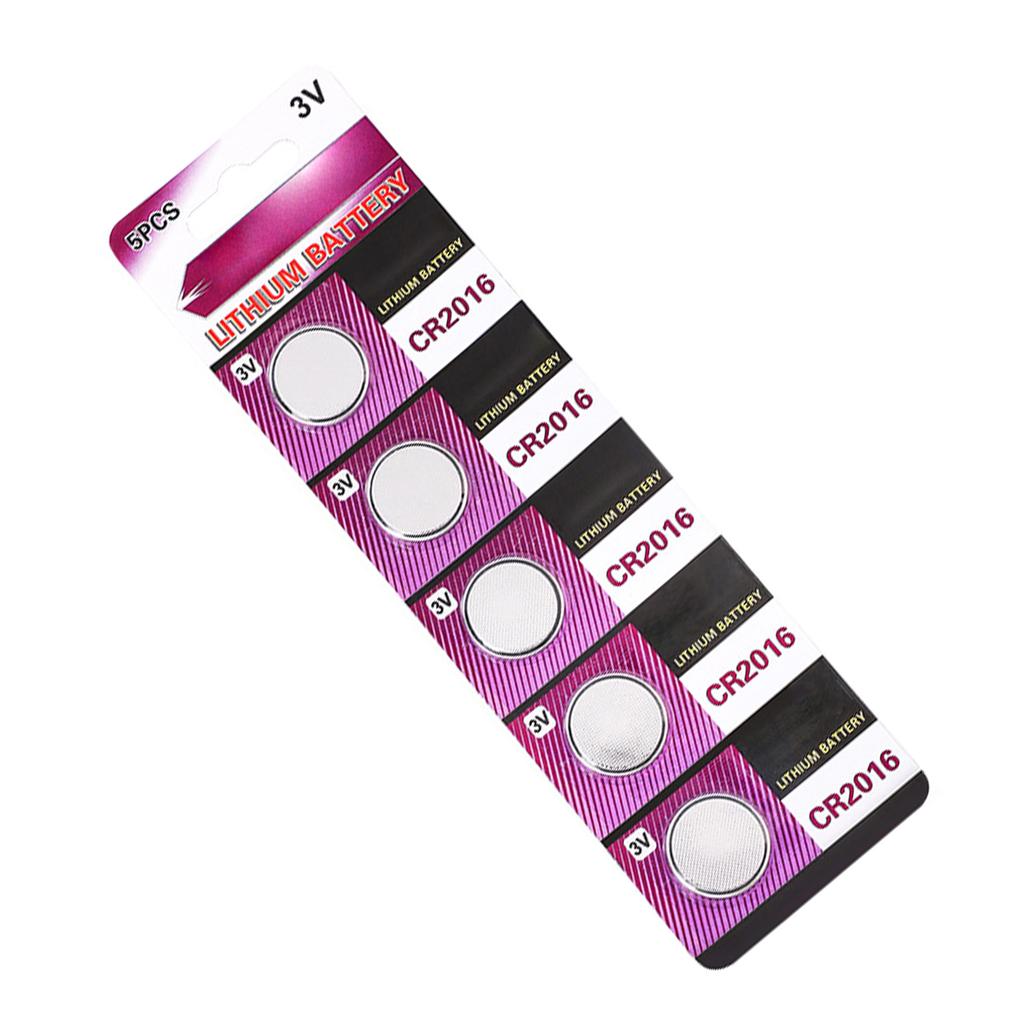 5 шт/10 шт CR2016 3V литиевые батарейки-таблетки CR2016 3V литиевая батарейка-таблетка для брелоков и небольшой электроники