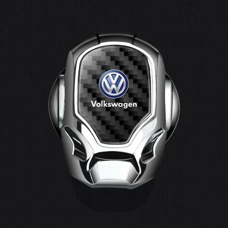 New Car Styling ONE-CLICK Start Buttons Protective Cover Decor For Volkswagen MK5 MK6 CC Golf 4 6 GTI Tiguan Passat B5 B6 B