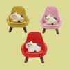 ZAKKA Японский стиль Стул-сердце Фигурка кошки из смолы Украшение