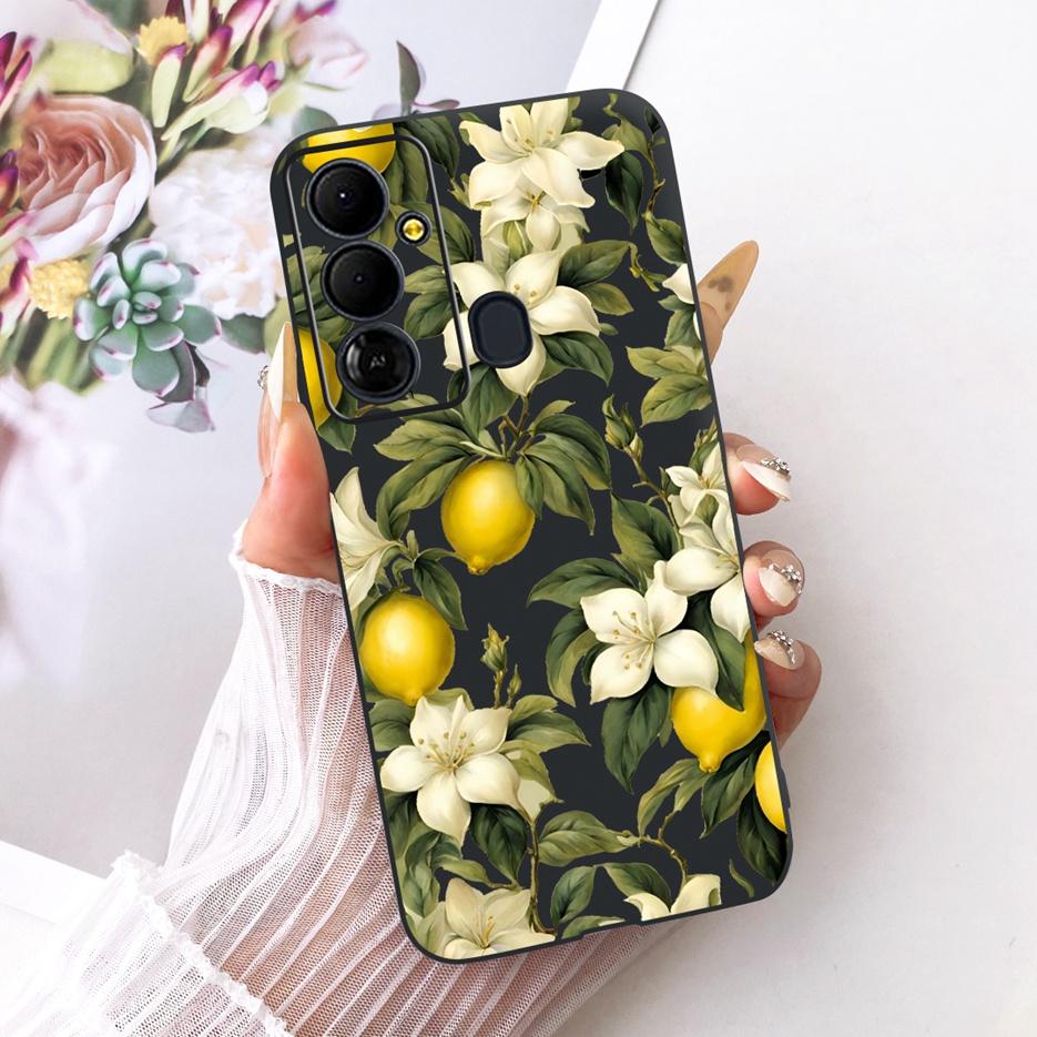 Чехол для Tecno Pop 6 GO BE6j Милый Лев Модный Расписной Чехол Мягкий ТПУ Чехол для Телефона Для Tecno Pop 6 Pro BE8 Pop6 GO Задняя Крышка Сумки