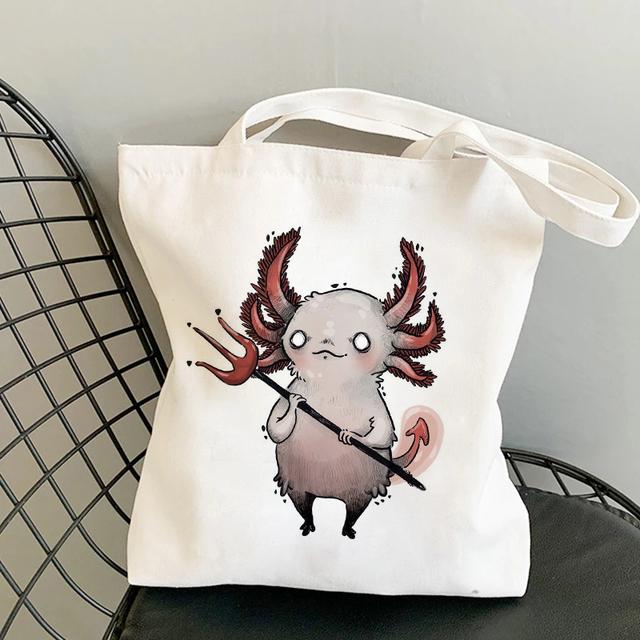 Cat Shopping Canvas Womens Bag Casual Large Capacity Shoulder Bags Reusable Shopper Tote Bags Fashion Harajuku Ulzzang Handbags