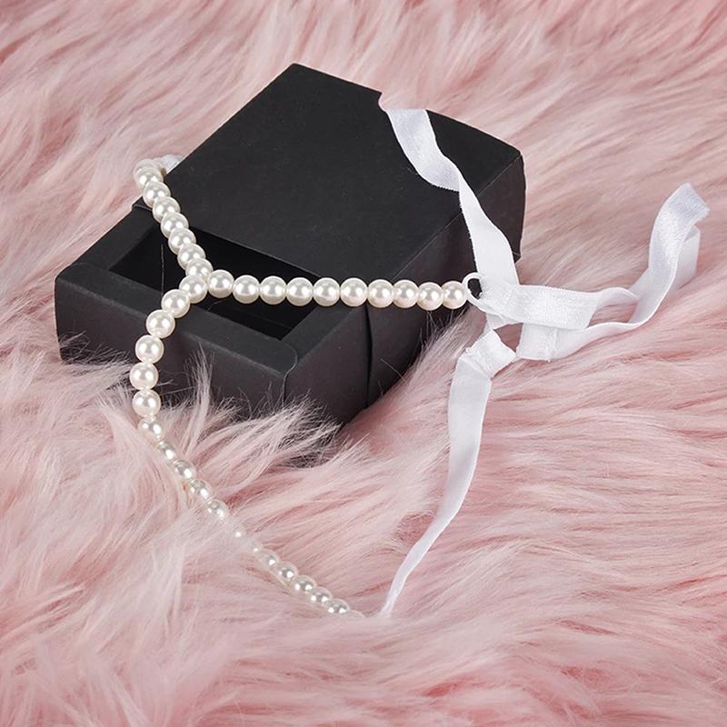 Жемчужный Массаж Женские Трусики Бисероплетение Стринги Бикини Микро Тонг Нижнее Белье