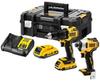 Dewalt Zestaw Combo Wiertarka + Klucz Udarowy 18V Dck2060L2T (Dcd778+Dcf787) 2X3,0Ah Tstak Ii