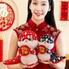 Stuffed Zodiac Crown Snake Doll Cute Lucky Snake Doll Plushies Snake Year Mascot Toy  Home Decor