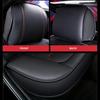 Universal Car Seat Cover Luxury Car Single Front Seat Mat PU Leather Full Cover Cushion Protector Cover