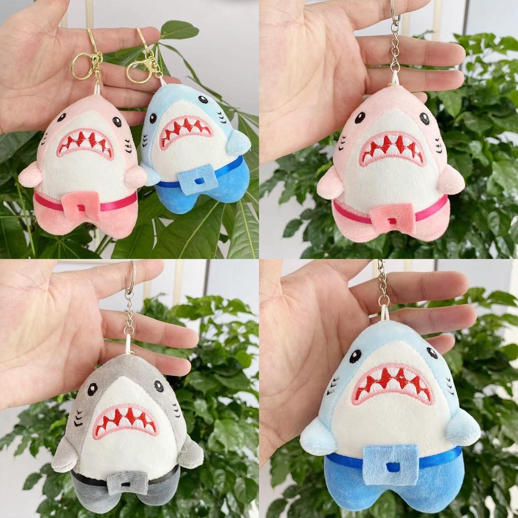 Мягкий и приятный на ощупь плюшевый брелок в виде акулы. Очаровательная мягкая игрушка для детей, взрослых и