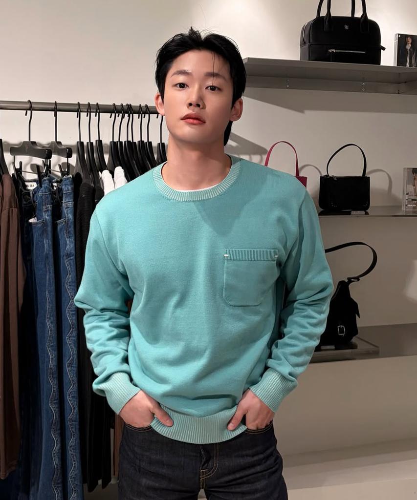 GENERALIDEA Unisex Pocket Crew Neck Pullover [3Col] / Gf1Ukp003