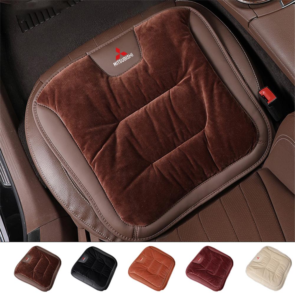 Зимняя накидка на сиденье автомобиля, плюшевая накладка на сиденье, аксессуары для MITSUBISHI Ralliart Lancer Outlander EX LANCER AIRTREK ASX