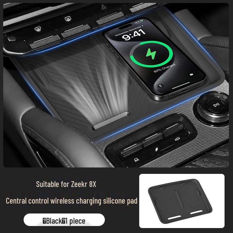 Zeekr 8X Silicone Pad for Wireless Charger Console - Car Interior Decoration Accessory