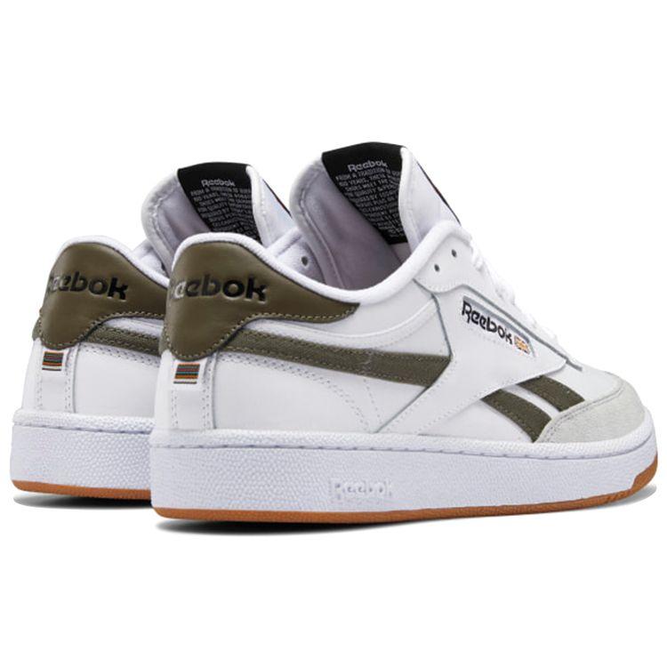 Reebok Кроссовки унисекс Club C Revenge White Army Green Army-Gum-05 GZ6874