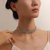 2024 Новое Женское Ожерелье INS Luxury Full Diamond Zircon Choker
