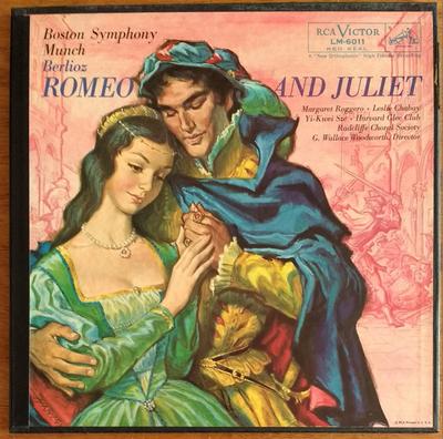 Грампластинка CHARLES MUNCH, BOSTON SYMPHONY ORCH - Берлиоз Ромео и Джульетта LM6011 RCA VICTOR 1953 Япония Классическая Б/у