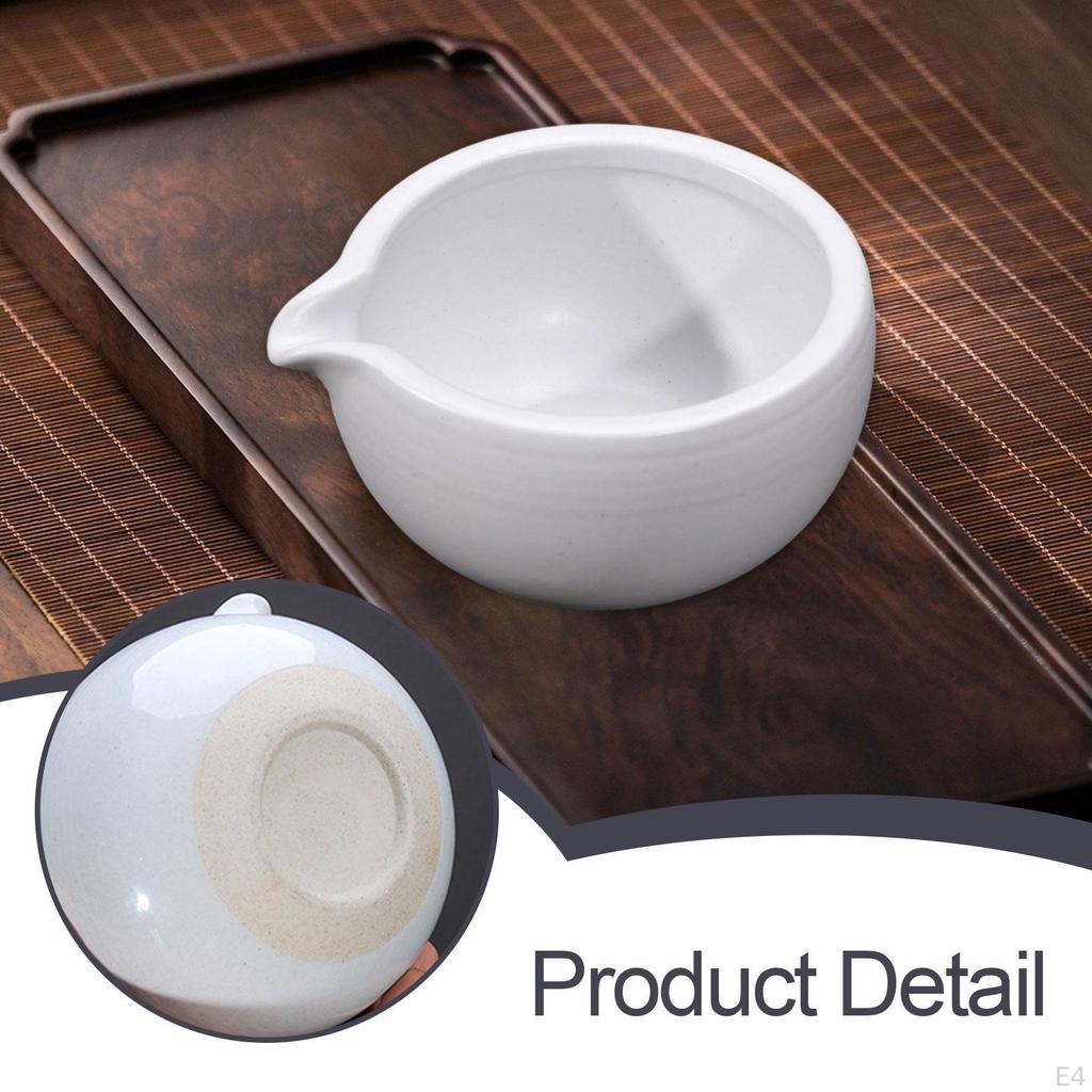 Керамическая чаша для приготовления матча с носиком, подарок для любителей чая