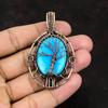 Tree Of Life Arizona Turquoise Pendant Copper Wire Wrapped Jewelry Gemstone Pendant Designer Pendant Gift For Him Arizona Turquoise Jewelry