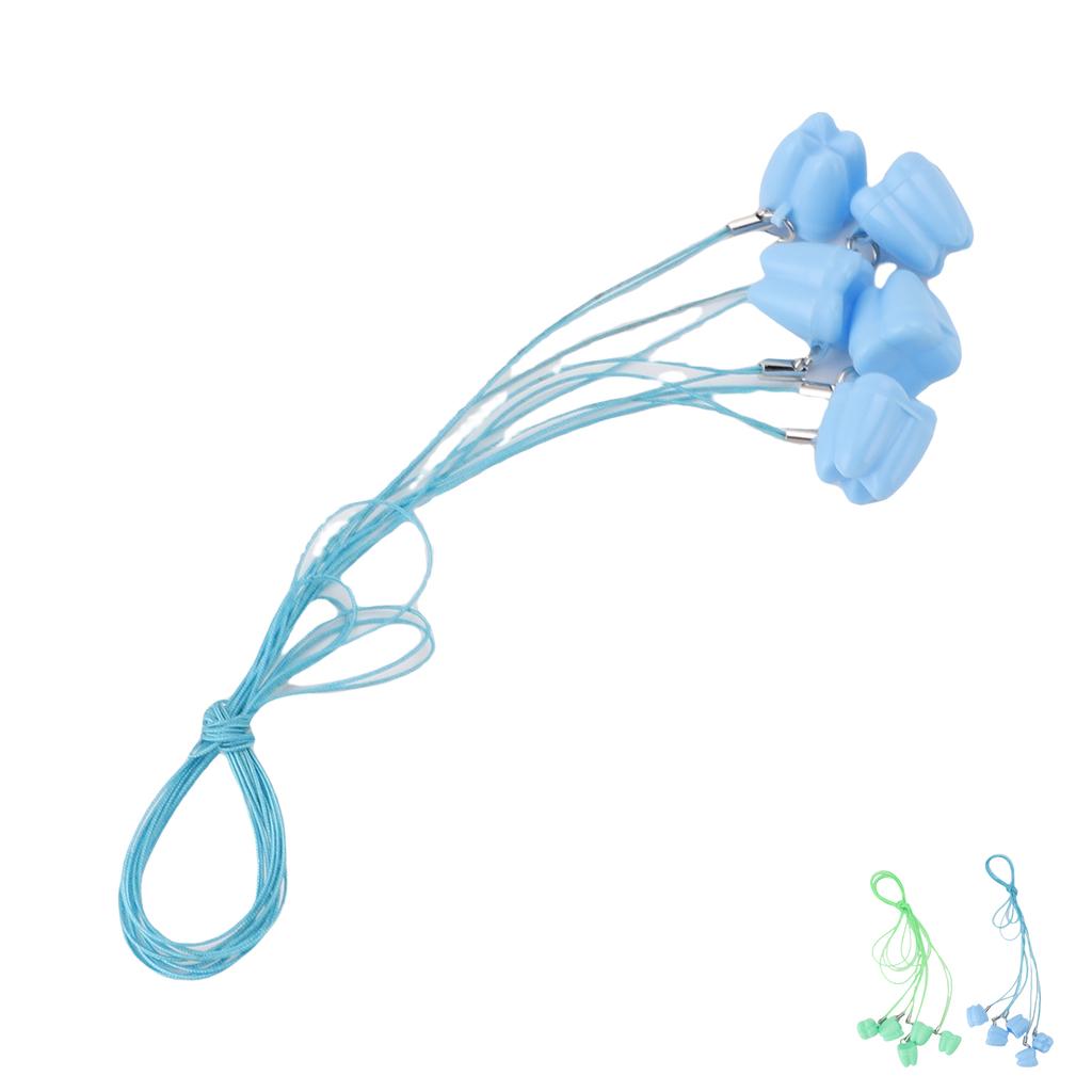 50 шт. Ожерелья для хранения выпавших зубов, Портативные футляры для хранения выпавших зубов для детей