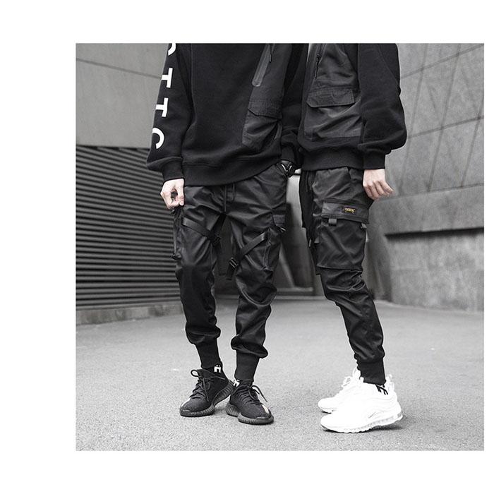 Мужские повседневные брюки-карго, спортивные брюки с несколькими карманами, уличная одежда, брюки в стиле хип-хоп, технические брюки