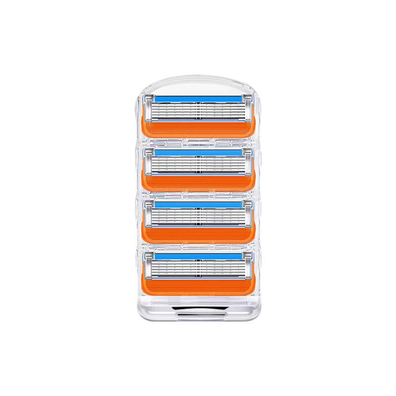 Men's Five-Layer Blade Manual Razor - Orange Fusion5