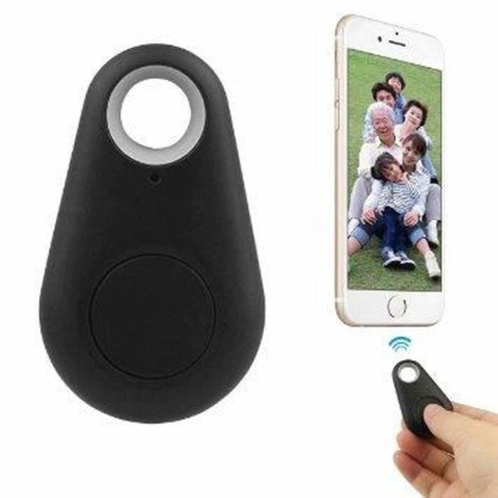 ZII00178-Porte-clés connecté anti-perte universel Noir