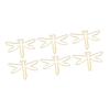 100Pcs Paper Clips Dragonfly Shaping Large Cute Jumbo Wide Paperclips Non Skid Metal Office Supplies
