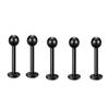 5Pcs Stainless Steel Lip Stud Eyebrow Stud Nose Stud Ear Stud Piercing Jewelry Body Piercing Jewelry