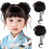 OTAKUMARKET Набор из двух пучков-париков с локонами и в стиле scrunchie, идеально подходит для Сити-Го-Сан, юкаты, церемоний совершеннолетия, выпускных и