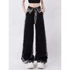 Vintage Harajuku Jeans Women Clothes For Teenagers Y2k Women's Slacks Fashion Aesthetic Clothing Autumn Baggy Pants