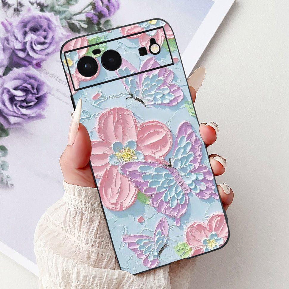 For Google Pixel 6 Case Cute Animals Soft Silicone Phone Cases For Google Pixel 6 Pixel6 Coque Ultra-thin TPU Back Cover Housing