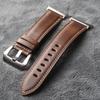 Классический ремешок из натуральной кожи ручной работы из США, Чикаго, подходит для часов Galaxy Watch Ultra, 47 мм, винтажный, мягкий, мужской браслет коричневого цвета