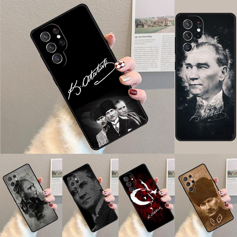 Mustafa Kemal Ataturk soft Silicone Phone Case For Samsung Galaxy note 10 pro S26 S25 S24 S23 S22 S21 Plus S25Ultra Capa Cover