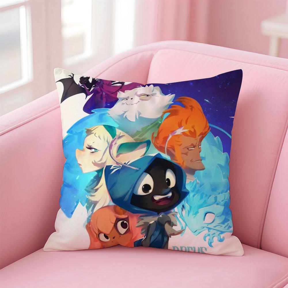 Game DDofus Cushion Cover Linen Pillowcase Cover Soft Decor for Sofa Home Room