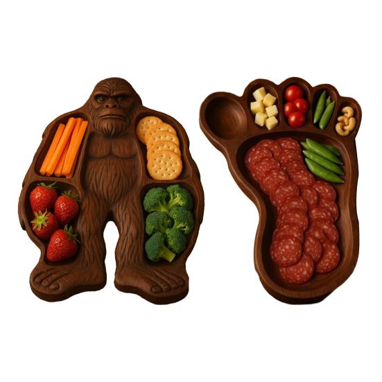 Поднос для закусок в форме стопы, сыр, мясо, фрукты, сервировочный поднос, морской ужин, поднос для вечеринок