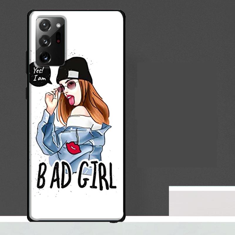 Bad Girl Case For Samsung Galaxy S25 Ultra S21 S22 S23 S24 Ultra S9 S10 S20 Plus S25 FE Phone Cover