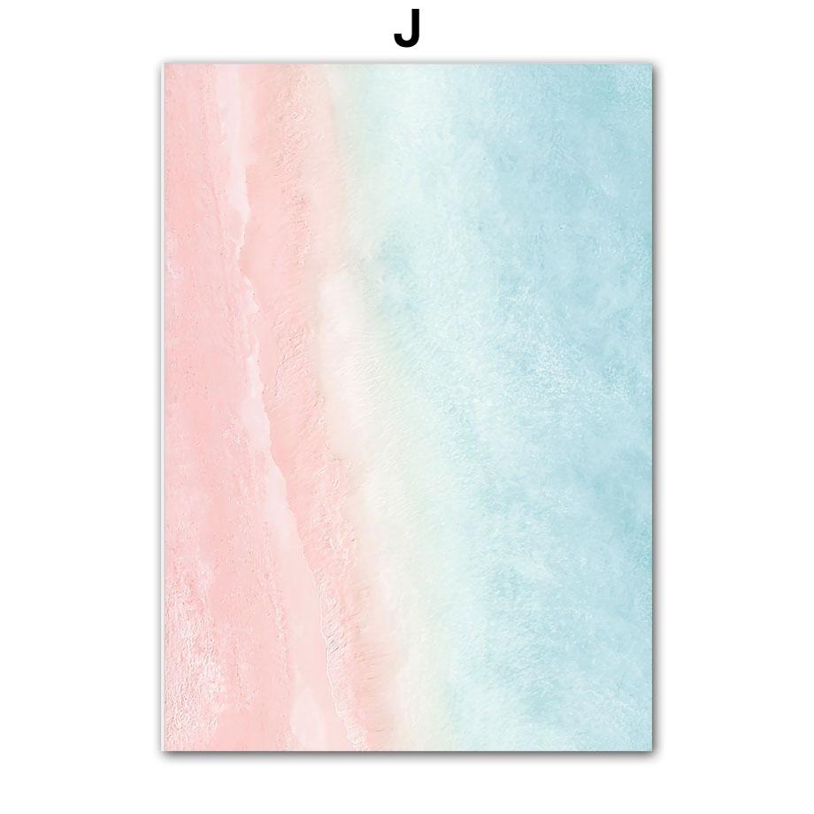 Настенная картина на холсте, доска для серфинга, девушка, розовое морское побережье, винтажный фургон, украшение для гостиной, постеры и принты, настенные панно