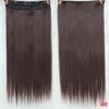 Long Straight Clip In One Piece Synthetic High Temperature Synthetic 5 Clips Hair Pieces