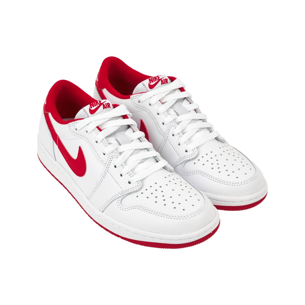 Air Jordan 1 Retro Low OG University Красные кроссовки унисекс Белые CZ0790-161