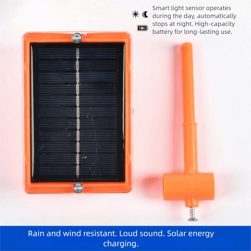 Weatherproof Bird Repellent Devices Outdoor Solar Powered Bird Chasing Artifact  Farm Orchard