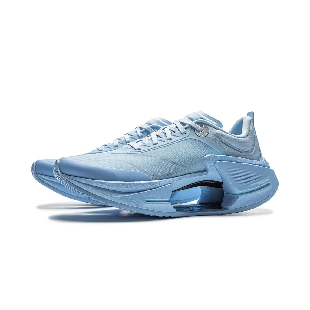 Li Ning Shadow 3 Essential Амортизация Нескользящая Поддержка Отскок Низкие Кроссовки для Бега Мужские Светло-голубые ARRV003-9