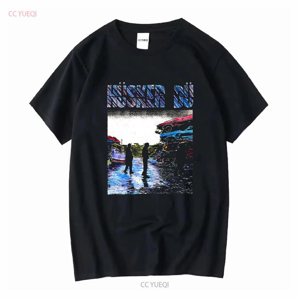 Husker Du T Shirt Album Band For Woman and Man long or short sleeves vintage Washed Casual Unisex graphic Comfortable Slightly