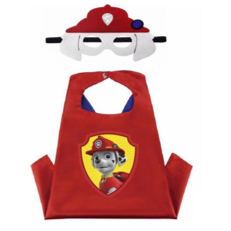 Привлекательный плащ и маска Щенячий патруль, костюм для косплея для детских маскарадных вечеринок